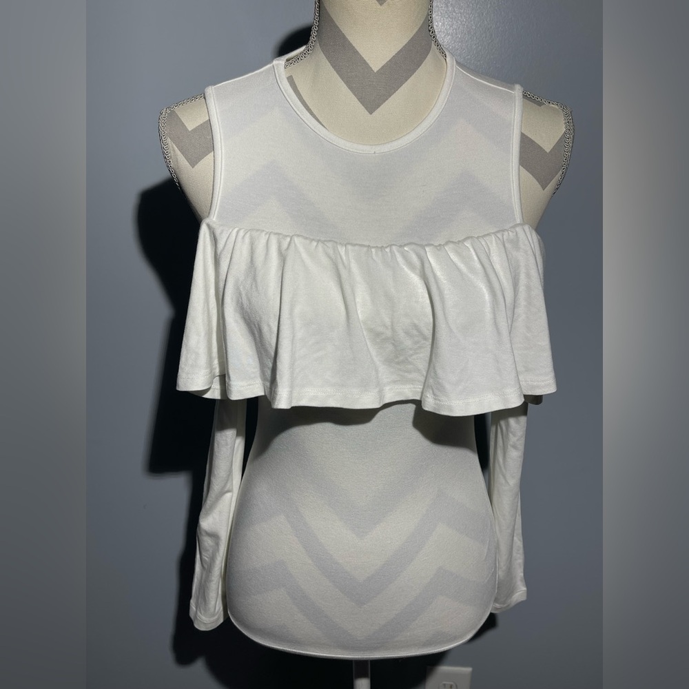 ASOS White Ruffle Tank Top - Picture 2 of 12
